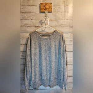 Torrid Super Soft Plush Gray Sweater Size 1